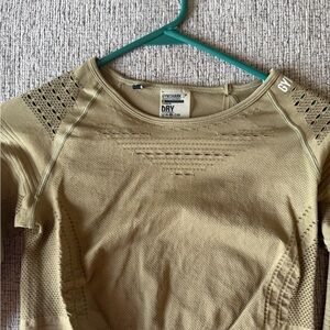 Gymshark Olive Green Seamless Crop Top